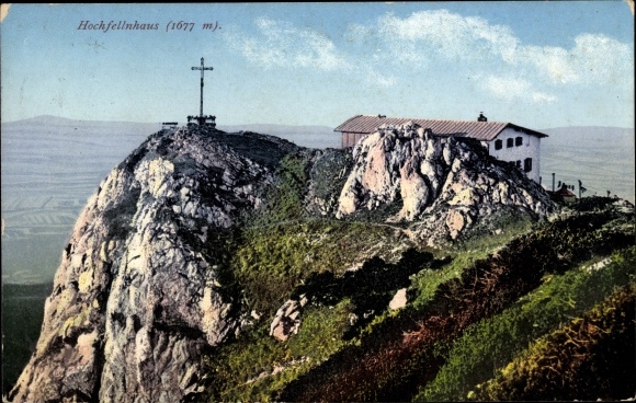 Ak Bergen im Chiemgau in Oberbayern, Hochfellnhaus