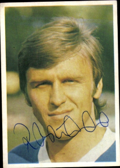 Sammelbild Fußballsstars 1973/1974, Bild Nr. 214, Rainer Budde, Schalke 04