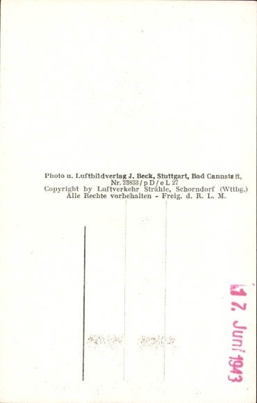 Postcard Vordersarling Unterdietfurt Lower Bavaria, aerial photograph