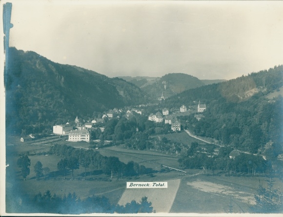 Photo Bad Berneck in the Fichtelgebirge Bavaria, total view
