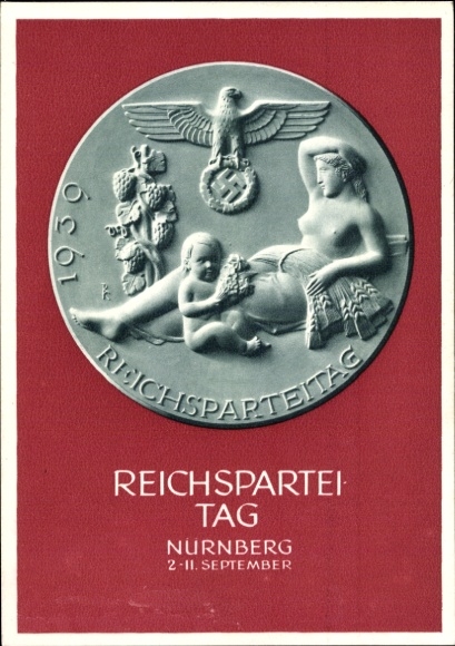 Ganzsachen Ak Nürnberg, Reichsparteitag 1939, Reichsparteitag des Friedens