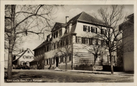 Postcard Korntal Münchingen Baden Württemberg, community guesthouse