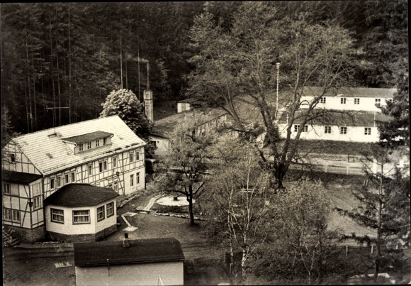 Ak Lützkendorf Mücheln im Saalekreis, Ferien- und Erholungsheim Kalkhütte