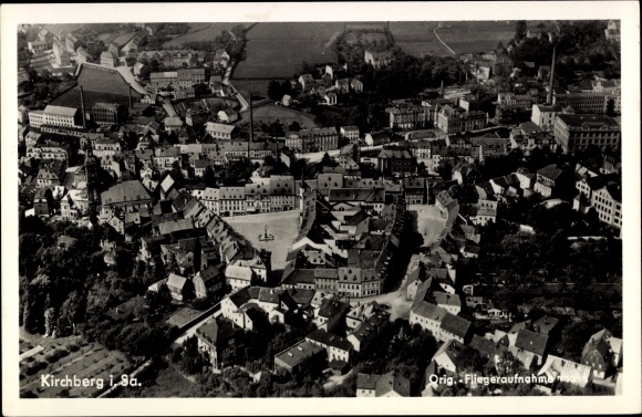 PC Kirchberg in Saxony, aerial photograph