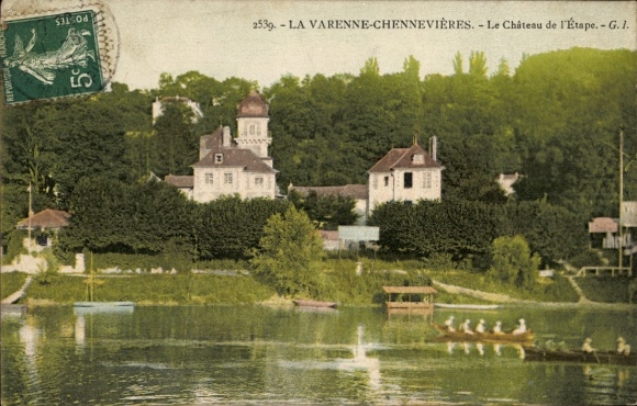 CPA Varenne Chennevières Val de Marne, Château de l'Étape
