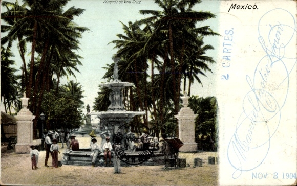 Ak Mexiko, Alameda de Vera Cruz
