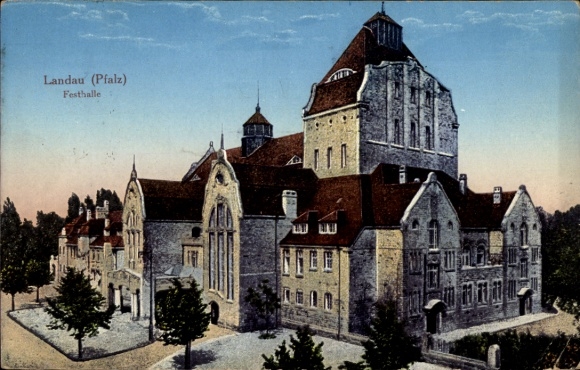 Postcard Landau in der Pfalz, Festival Hall