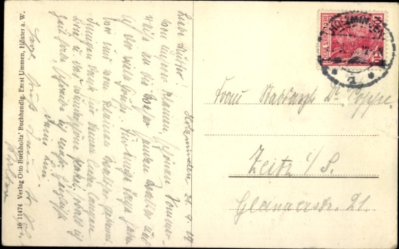 Postcard Höxter in North Rhine Westphalia, Kaisersaal in Corvey Castle