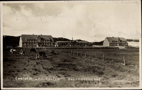 Foto Ak Rantum auf Sylt, Blick zum Seeheim Alt Rantum