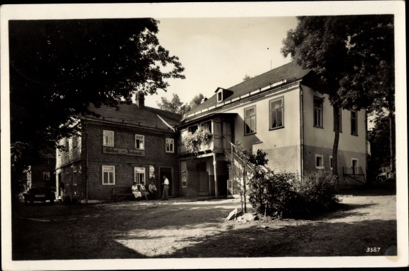 Postcard Titschendorf Wurzbach, Inn zum Frankenwald