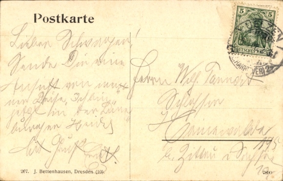 Postcard Uelzen in Lower Saxony, Schuhstraße, shops