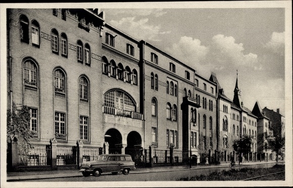 Postcard Berlin Wedding, Paul Gerhardt Stift, Deaconesses Mother House, Müllerstraße 56 to 58