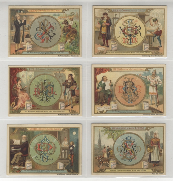 Liebig Pictures Series A 275 Monogram 1894