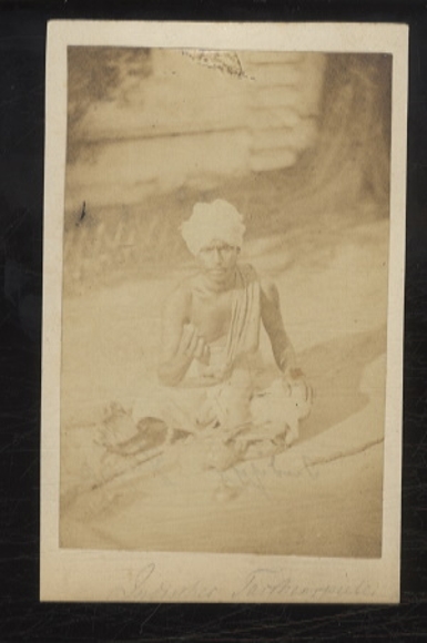 Malaysia - Original photograph - August Sachtler, around 1864 - Penang, Indian conjurer
