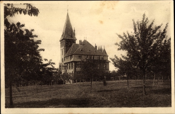 Postcard Steinberg Sarstedt in Lower Saxony, Christian adult education center