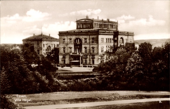 Postcard Bredeney Essen in the Ruhr area, Villa Hügel, property of the Krupp family