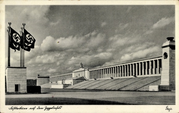 Ak Nürnberg, Reichsparteitagsgelände, Festtribüne auf dem Zeppelinfeld