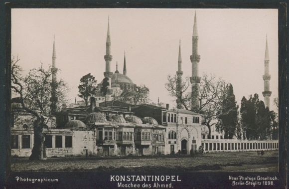 Photo Constantinople Istanbul Türkiye, Mosque of Ahmed