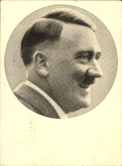 Postcard Führer and Reich Chancellor Adolf Hitler, Men of the Time 91