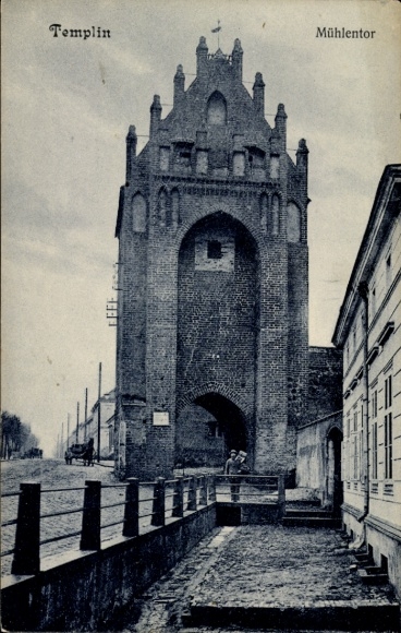 Ak Templin in der Uckermark, Mühlentor