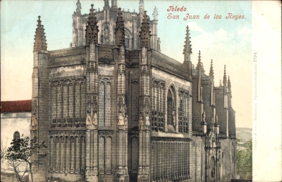 PC Toledo Castile La Mancha Spain, San Juan de los Reyes, photochromic map 2194