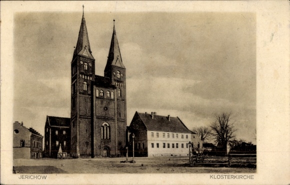 Postcard Jerichow an der Elbe, monastery church