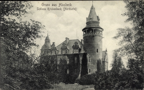 PC Hinsbeck Nettetal on the Lower Rhine, Krickenbeck Castle, north side