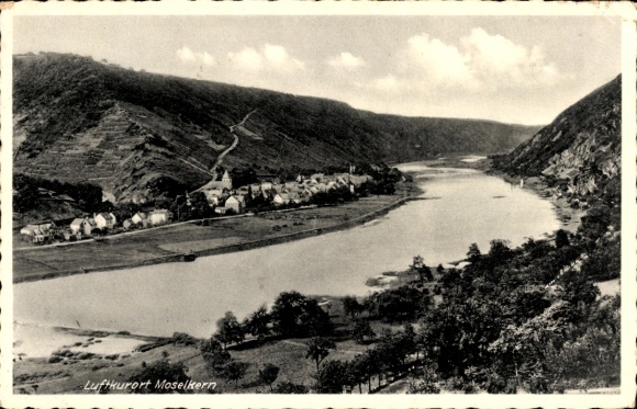 Ak Moselkern an der Mosel, Panorama