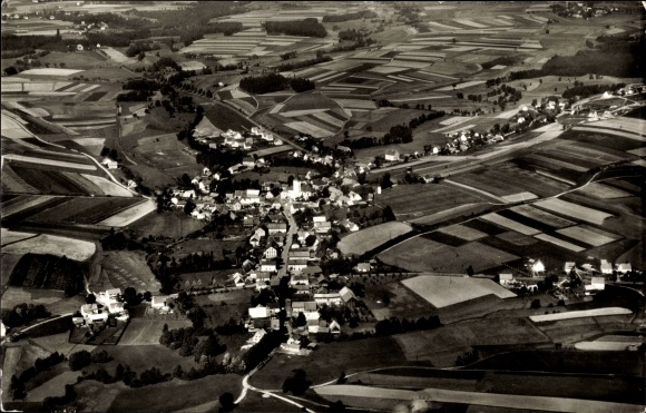 Ak Kulmain Bavaria, luchtfoto van de plaats
