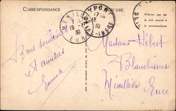 Postcard Yport Seine Maritime, general view