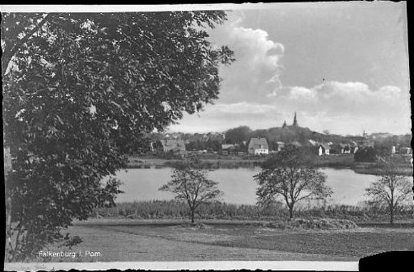 12 Negative von Falkenburg in Pommern, Schloss, Volkshochschule, Vansowstraße etc.