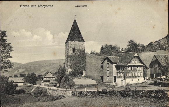 KP Morgarten Oberägeri Kanton Zug, lot w Letziturm