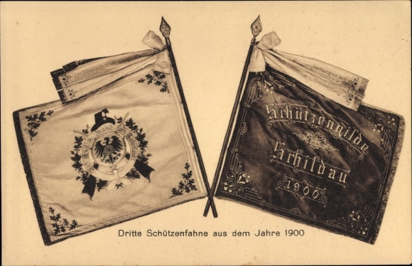 KP Schildau w Saksonii, Cech Strzelców Uprzywilejowanych, Trzecia Flaga Strzelecka z 1900 roku