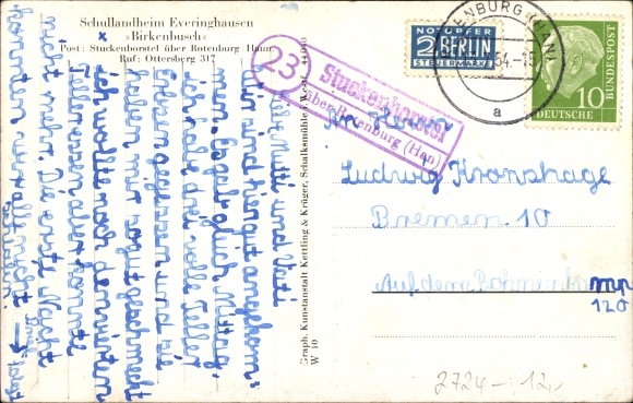 PC Everinghausen Sottrum in Lower Saxony, Birkenbusch school camp, interior view