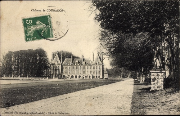 Ak Courances Essonne, Le Chateau