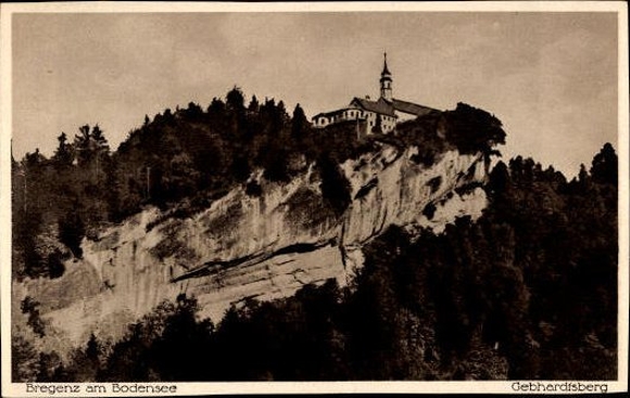 Postcard Kupferzell in Württemberg, aerial view of church in focus, rural surroundings, pretty arch