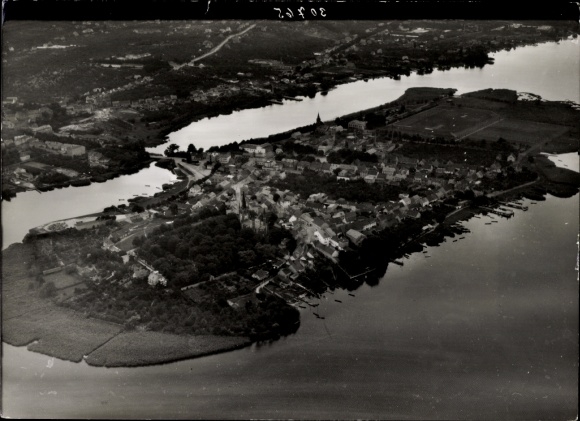 Ak Werder an der Havel, Fliegeraufnahme