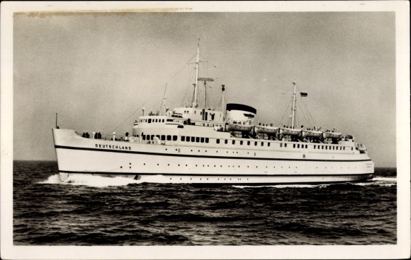 Ansichtkaart veerboot Duitsland