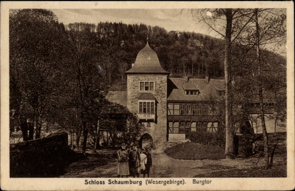 Postcard Schaumburg Rinteln on the Weser, Schaumburg Castle, Castle
