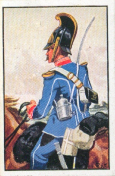 Collective picture German uniforms, Album III Volume 1 Picture 131, 1st Cavalry Regt., Saxony 1866