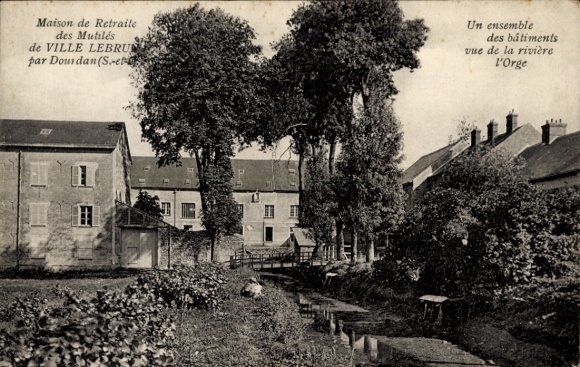 Ak Dourdan Essonne, Maison de Retraite des Mutiles de Ville Lebrun