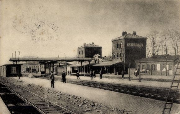 PC Le Cateau Nord, train station, track side