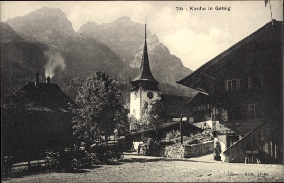 KP Gsteig w pobliżu Gstaad Canton Bern, Kościół