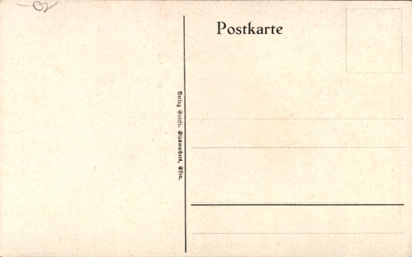 Postcard War Landmark, Youth Donation for War Orphans, Dionysianum High School in Rheine