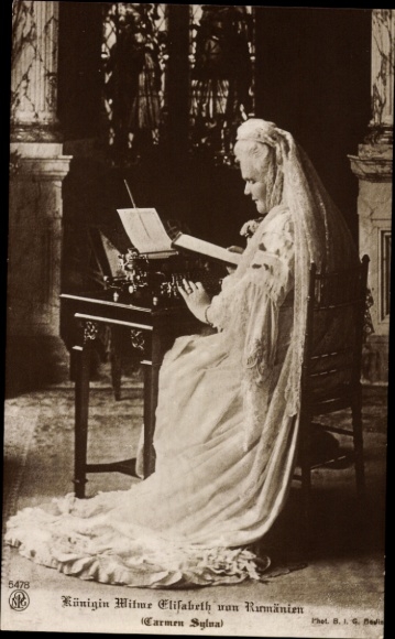 Picture Queen Dowager Elisabeth of Romania, writer Carmen Sylva