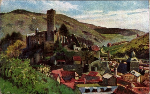 Kunstenaarskaart Quirin, Eppstein im Taunus, kasteel