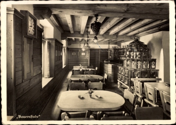 Postcard Kressbronn am Bodensee, winery and wine bars at the chapel, farmhouse parlor