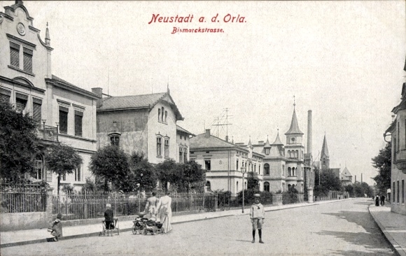 Ak Neustadt an der Orla, Bismarckstraße