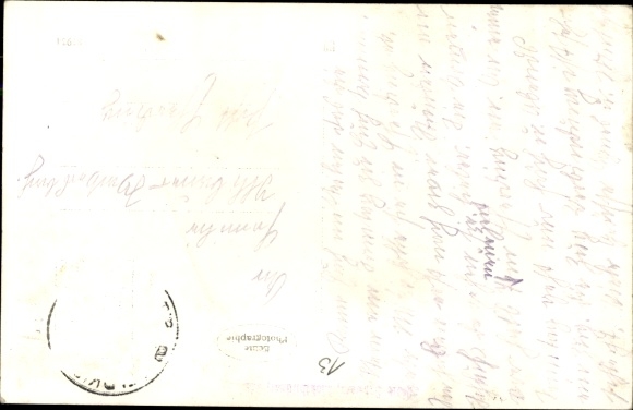 Postcard Bergheim in Upper Bavaria, agricultural and home economics school