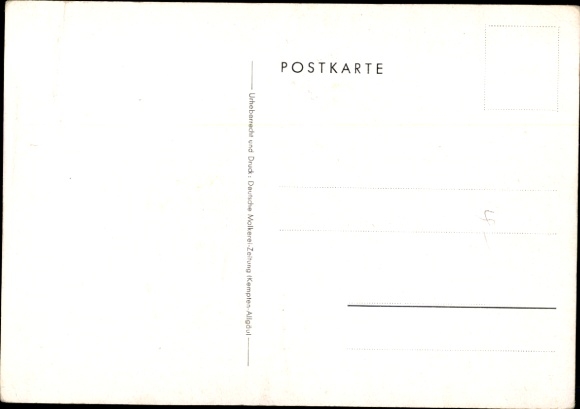 Artist Postcard Weiss, Franz, Käser, Teufel messes with his craft